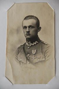 Kazimierz Szpądrowski jako młody oficer